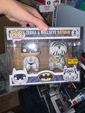 Funko Pop! Bullseye And Zebra Batman 2 Pack Hot Topic Exclusive